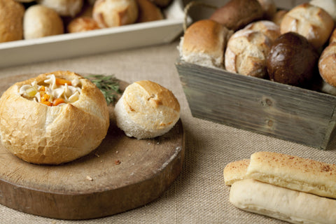 Dinner Rolls, Soup Bowls, Breaksticks & Flat Bread