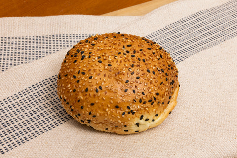 Hamburger, Brioche 4.5" Seeded B&W (12 Pack)