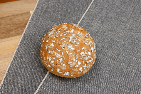 Roll, Wheat Dinner Roll Oat Top (12 Pack)